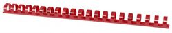 Office Products Grzbiety do bindowania A4, 19mm (165 kartek), 100 szt., czerwone