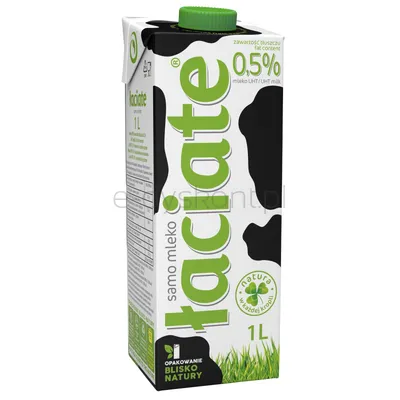 Łaciate Mleko 0,5%, 1 l