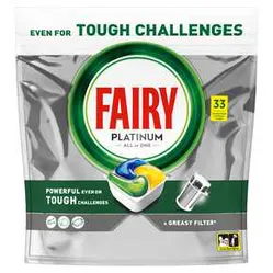 Kapsułki Do Zmywarki Fairy Platinum Lemon 33 Szt.