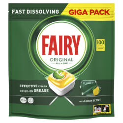Fairy Kapsułki do zmywarki Original Cytryna All In One, 100 tabletek