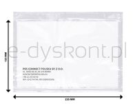 Koperta/Przylga Kurierska Office Products, C5, 500Szt., Transparentna - 3