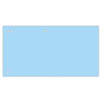 Office Products Przekładki karton, 1/3 A4, 240x105mm, 100szt., niebieskie [BIURO]