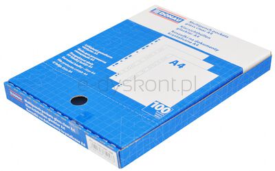 Donau Koszulki na dokumentyPP, A4, krystal 45mikr 100szt., w pudełku