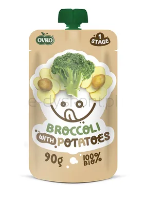 Ovko Danie Brokuł-Ziemniak Po 6 Miesiącu Życia Bio 90 G