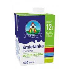 Łowicz Śmietanka UHT12% 500 Ml 