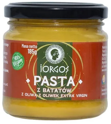 Pasta Z Batatów Z Oliwą Z Oliwek Extra Virgin 185G