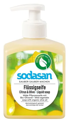 Mydło w płynie cytrusowo - oliwkowe (dozownik) BIO 300 ml