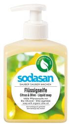 Sodasan Mydło W Płynie cytrusowo - oliwkowe (dozownik) BIO 300 ml