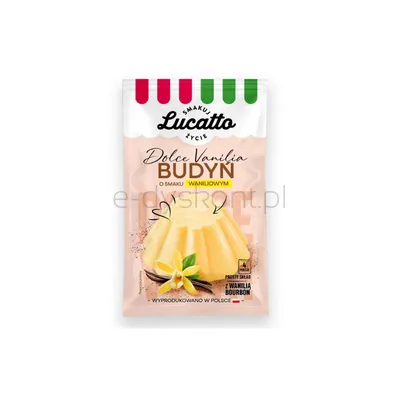 Lucatto Budyń o smaku waniliowym 40g