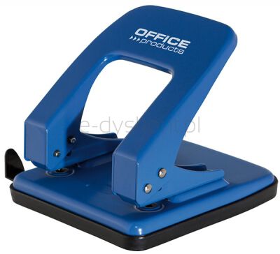 Office Products Dziurkacz,Dziurkuje Do 40 Kartek, Metal, Niebieski