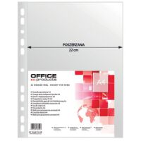 Office Products Koszulki na dokumenty poszerzane, PP, A4, groszkowe, 90mikr., 50szt. [BIURO]