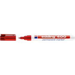 Edding Marker permanentny e-400 1mm, czerwony