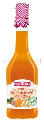 Polska Róża Syrop Kurkumowo-Imbirowy 500 Ml