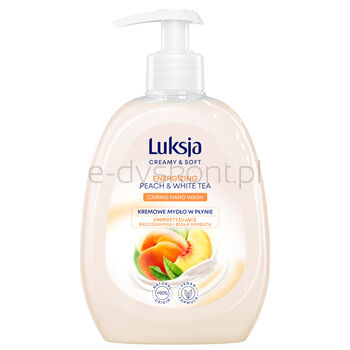 Luksja Mydło W Płynie Creamy Soft Kremowe Brzoskwinia I Biała Herbata 500 Ml