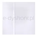 Office Products Skoroszyt Budget Zawieszkowy Karton, Nadruk, 1/2, A4, 250Gsm, Biały - 2