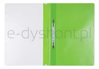 Office Products Skoroszyt, Pp, A4, Miękki, 100/170Mikr., Jasnozielony  - 2