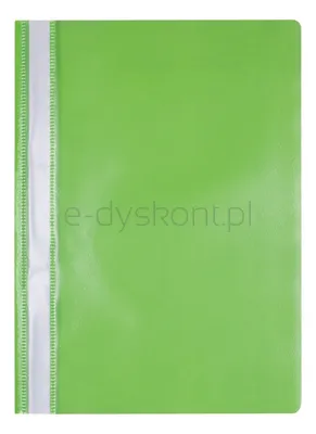 Office Products Skoroszyt, Pp, A4, Miękki, 100/170Mikr., Jasnozielony 