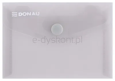 Donau Teczka Kopertowa Zatrzask, Pp, A7, 180Mikr., Dymna