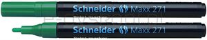 Marker olejowy SCHNEIDER Maxx 271, okrągły, 1-2mm, zielony