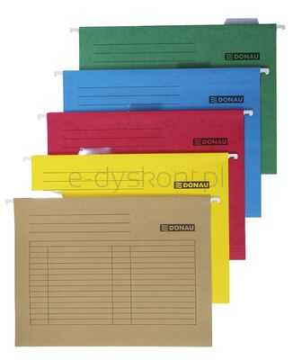 Teczka zawieszkowa DONAU, A4, 230gsm, zielona