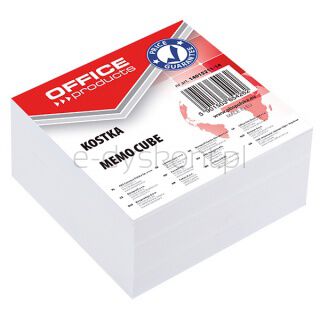Office Products Kostka nieklejona, 85x85x40mm, biała [BIURO]