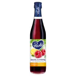 Paola Syrop Rozkoszna Malina Z Cytryną O Smaku Malinowym Z Cytryną, Bez Konserwantów 430 Ml