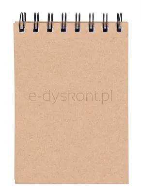 Office Products Kołonotatnik craft, A6, w linie, 80 kart., 80gsm, brązowy