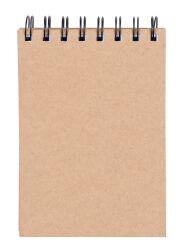 Office Products Kołonotatnik craft, A6, w linie, 80 kart., 80gsm, brązowy