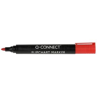 Q-Connect Marker Do Flipchartów Okrągły, Czerwony