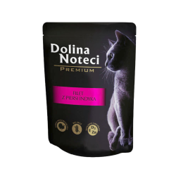 Dolina Noteci Premium Mokra Karma Saszetka Dla Kota Filet Z Indyka 85G