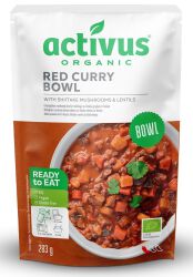 Activus Danie czerwone curry z grzybami shitake i soczewicą BEZGL. BIO 283 g