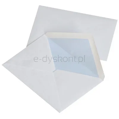 Office Products Koperty z klejem NK, C6, 114x162mm, 75gsm, 50szt., białe