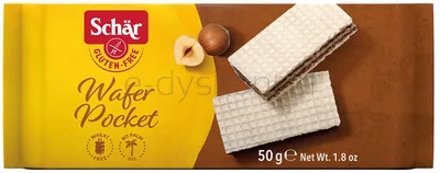 Wafer Pocket - Wafelki Orzechowe Bezgl. 50 G