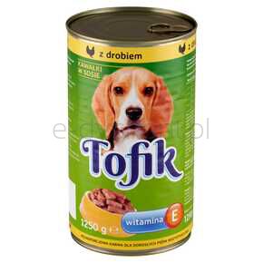 Karma Tofik Dla Psa Z Drobiem W Sosie 1,25  Kg