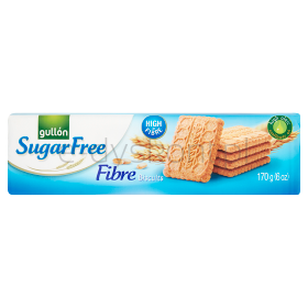 Gullon Herbatniki Z Błonnikiem Bezcukrowe 170 G. Zawierają Substancję Słodzącą.