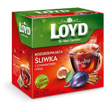 Loyd Herbatka Rozgrzewająca Śliwka  Cynamon (20 X 2G)