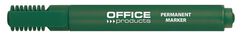 Office Products Marker permanentny ścięty, 1-5mm (linia), zielony