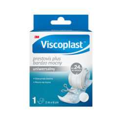 Viscoplast Plaster do cięcia Prestovis Plus, bardzo mocny, 6cmx1m, biały