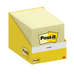 Post-It  Karteczki Samoprzylepne, 76X76Mm, 1X100 Kart., Kanarkowy Żółty