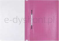 Office Products Skoroszyt, PP, A4, miękki, 100/170mikr., różowy - 2