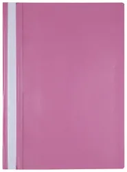 Skoroszyt OFFICE PRODUCTS, PP, A4, miękki, 100/170mikr., różowy