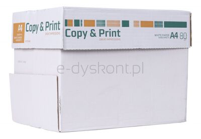 Papier ksero COPY&PRINT, A4, klasa C, 80gsm, 500 ark.