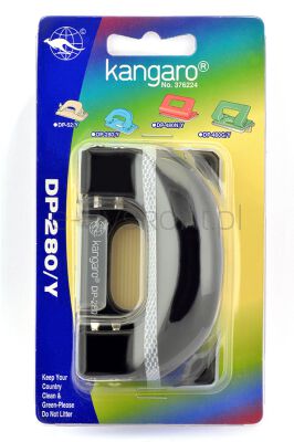 Kangaro Dziurkaczdp-280Y, Dziurkuje Do 11 Kartek, Blister, Czarny 