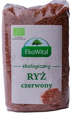 Ryż Czerwony Pełnoziarnisty Bio 1 Kg