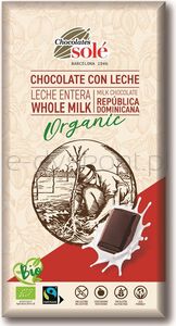 Czekolada mleczna BIO 100 g