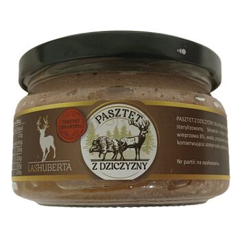 Las Huberta Pasztet z dziczyzny - słoik 200g