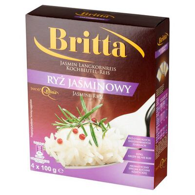 Ryż Britta Jaśminowy 4*100 G Sawex
