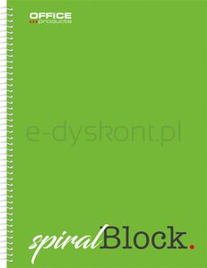 Office Products Kołonotatnik A4, w kratkę, 80 kart., 70gsm