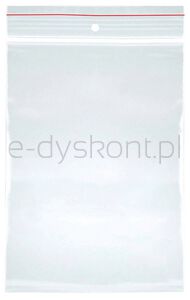 Torebka strunowa OFFICE PRODUCTS, LDPE, 215x300mm, 100szt., transparentna