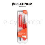 Platinum Pióro Wieczne Prefounte Vermilion Orange, F, W Plastikowym Opakowaniu, Na Blistrze, Pomarańczowe  - 3